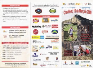cursa Triptico de la carrera