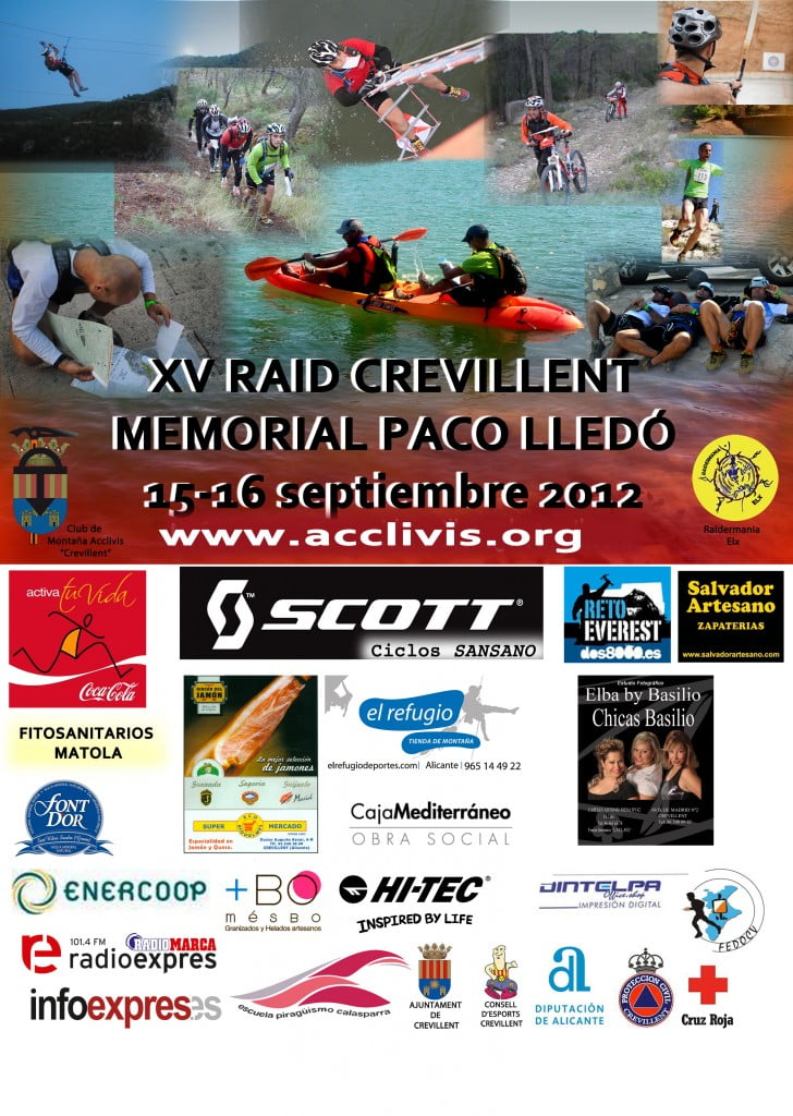 Clasificación e imágenes XV Raid Crevillent, memorial Paco Lledó.