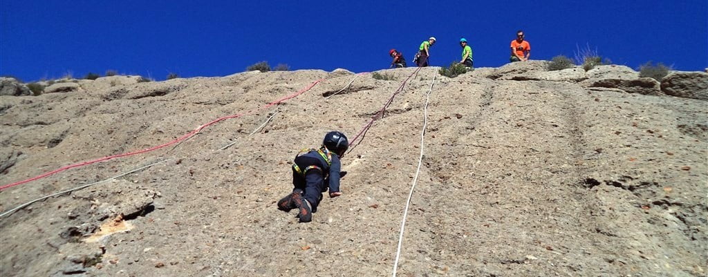 Diversión con Emoción, Jornada I Iniciación a la escalada.