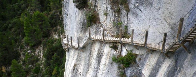Las pasarelas de Montfalcó y el Congost de Mont-Rebei (02/10/2016).
