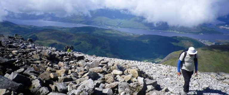Ben Nevis, 1344 m. (08/08/2018).