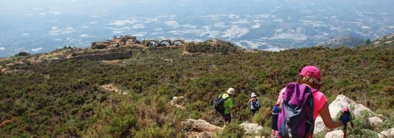 Cumbre del Bernia, 1128 m. Concurso de las 12 cumbres.