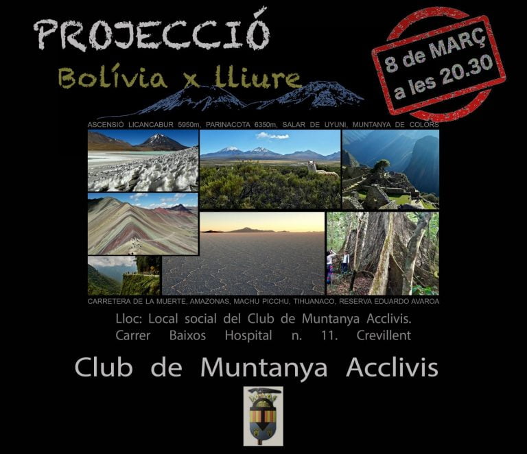 8 de Març: Projecció «Bolívia x lliure»