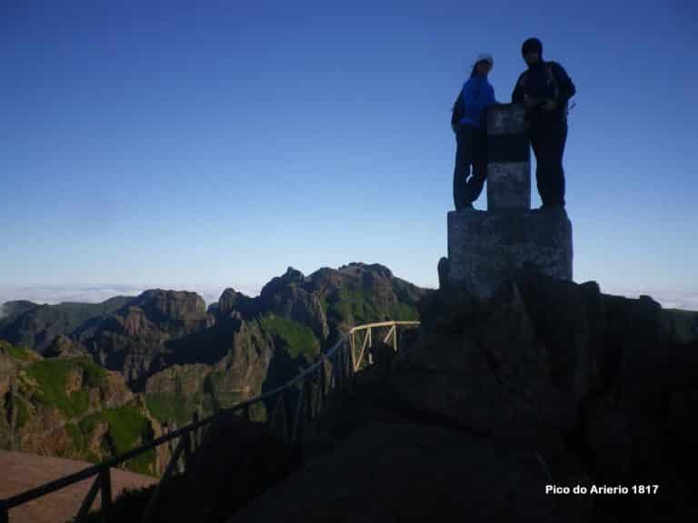 Pico Ruivo, 1862 m.