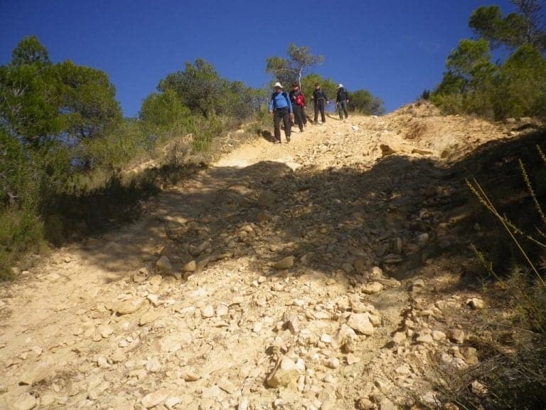 Rasos de Catí, 1002 m. Concurso de las 12 cumbres.