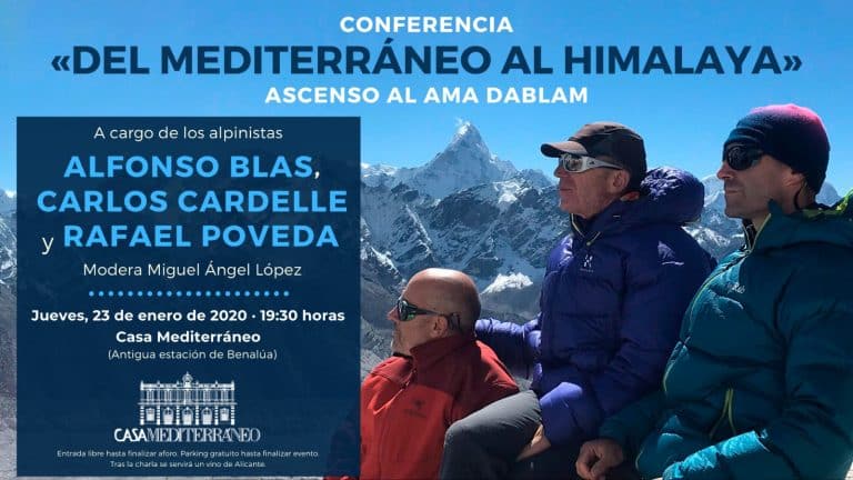 Conferencia «DEL MEDITERRÁNEO AL HIMALAYA». Ascenso al Ama Dablam.