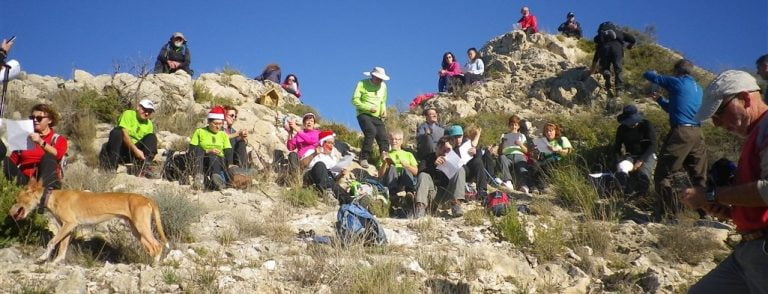 Colocación del Belén. XXV Anem a la Serra.