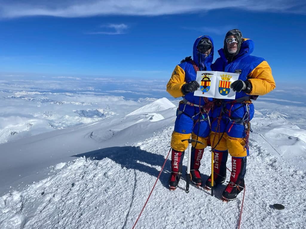 Denali, en la cumbre.