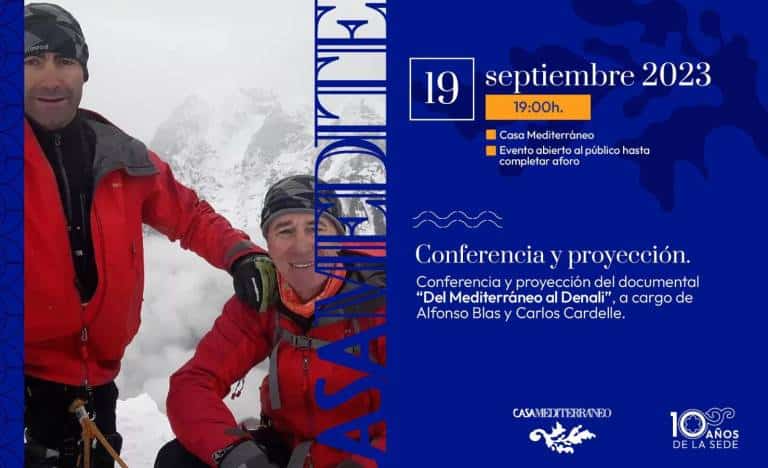 Conferencia y proyección del documental «Del Mediterráneo al Denali»