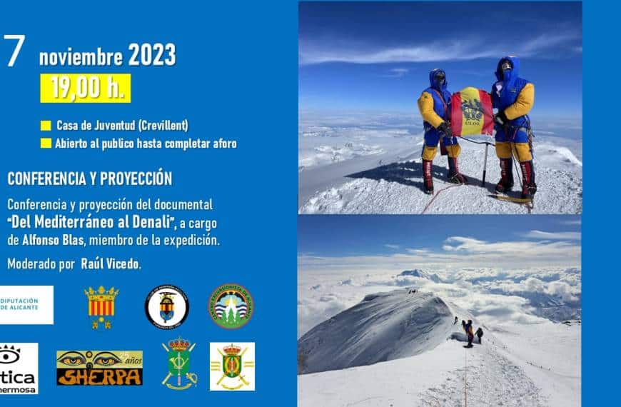 Conferencia y Proyección «Del Mediterráneo al Denali».