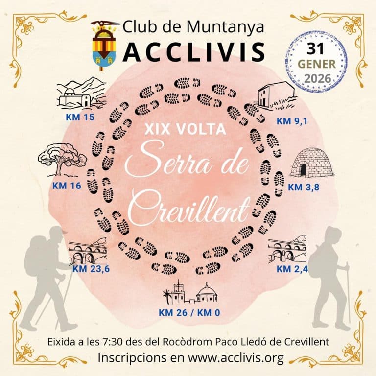 XIX VOLTA A LA SERRA DE CREVILLENT (APALAZADA 7 DE FEBRERO)